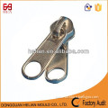 High quality custom double sided metal zipper slider for sale